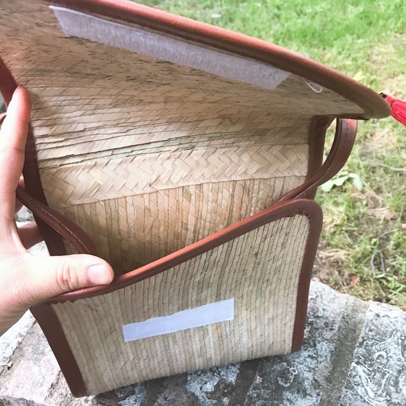 14 🖐 Handmade🖐Palm leaf crossbody bag - Picture 4 of 4